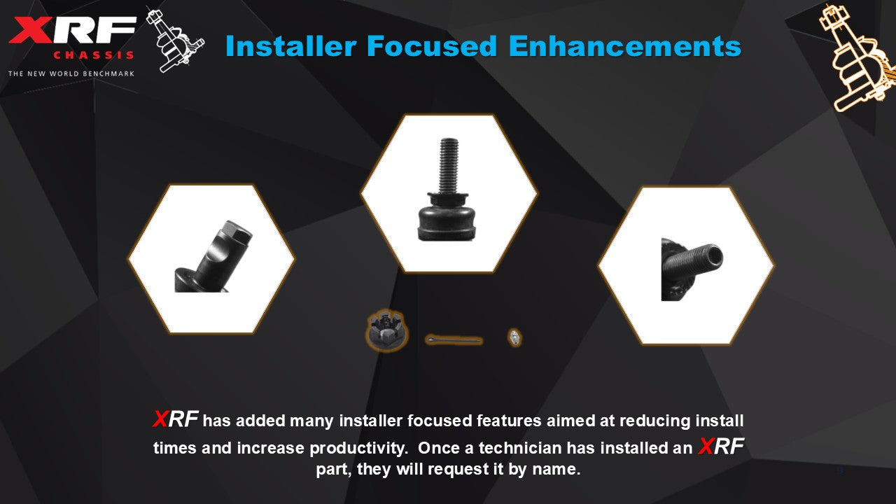 Installer_Enhancements XRF Platinum Series Tie Rod Adjusting Sleeve, Jeep 2020-2025 Gladiator JT, 2018-2025 Wrangler JL