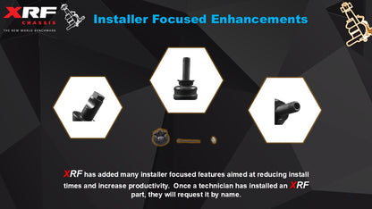 Installer_Enhancements XRF Platinum Series Tie Rod Adjusting Sleeve, Jeep 2020-2025 Gladiator JT, 2018-2025 Wrangler JL