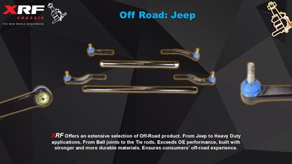 Off_Road_Jeep_2 XRF Heavy Duty Tie Rod Kit, Jeep 2020-2025 Jeep Gladiator JT, 2018-2025 Wrangler JL