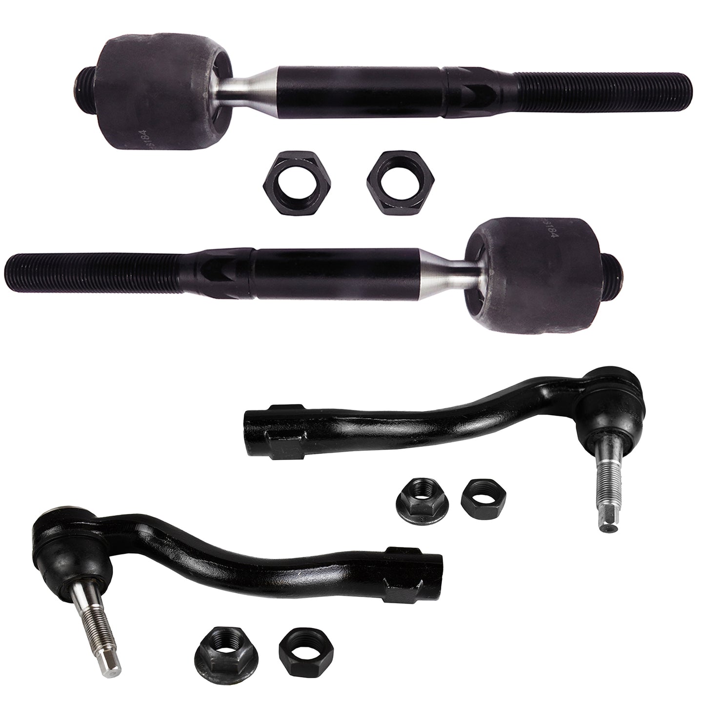 XR4PCDDKIT XRF Platinum Series Tie Rod End Kit, 2016-2024 Dodge Durango with Electric Steering