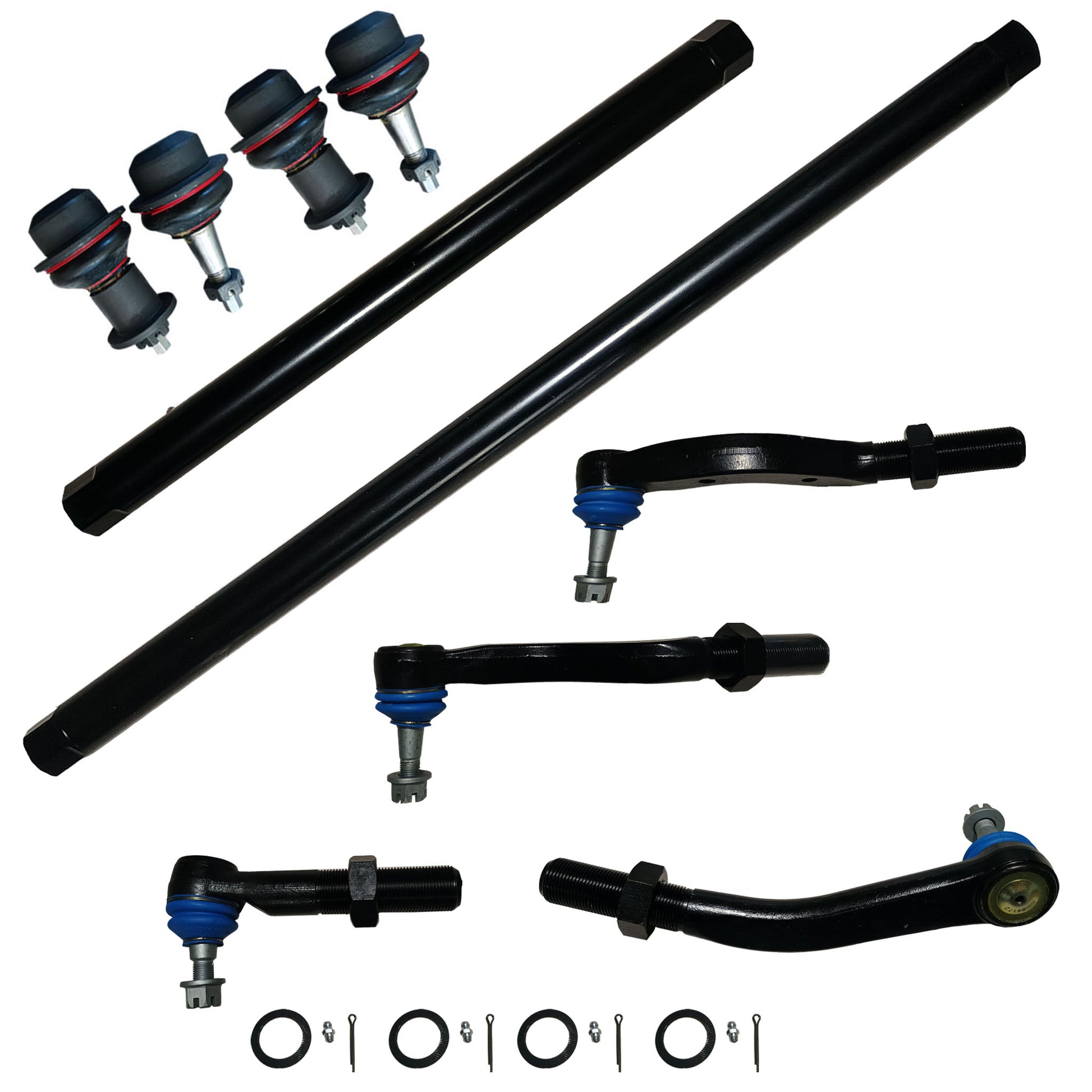 XRF10PCJKIT XRF 10 Piece Heavy Duty Front End Kit, Jeep 2020-2025 Jeep Gladiator JT, 2018-2025 Wrangler JL