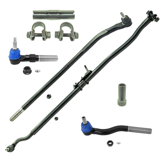 XRF6PCJKKIT XRF Titanium/Platinum Front End Kit, 2007-2018 Jeep Wrangler JK 6 Piece Tie Rod Kit