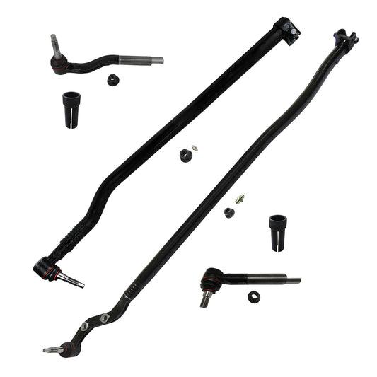 XRF6PCJPKIT-M210 XRF Platinum Series Front End Kit, Jeep 2020-2025 Gladiator JT, 2018-2025 Wrangler JL Dana M210 Wide Front Axle 6 Piece Tie Rod Kit
